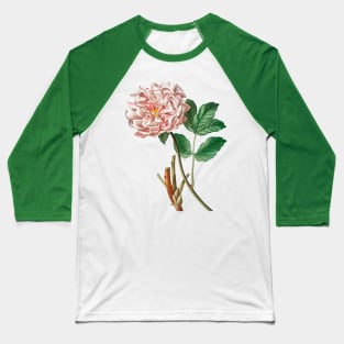 Pink Peony Baseball T-Shirt